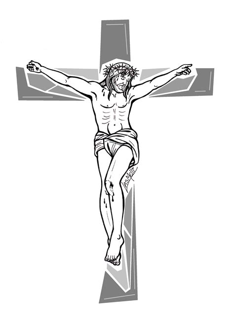 Compartir más de dibujo cristo crucificado última camera edu vn