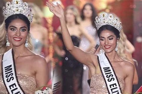 Indias Deep Supriyam Crowned Miss Elite 2022 Angelopedia
