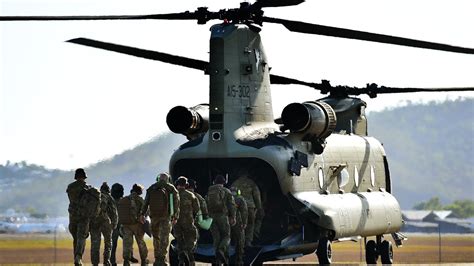 Ch 47 Chinooks Depart Townsville To Relieve Defence Aircrafts In