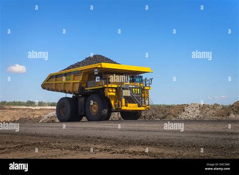 Coal Mining Dump Truck Queensland Australia Stock Photo Alamy