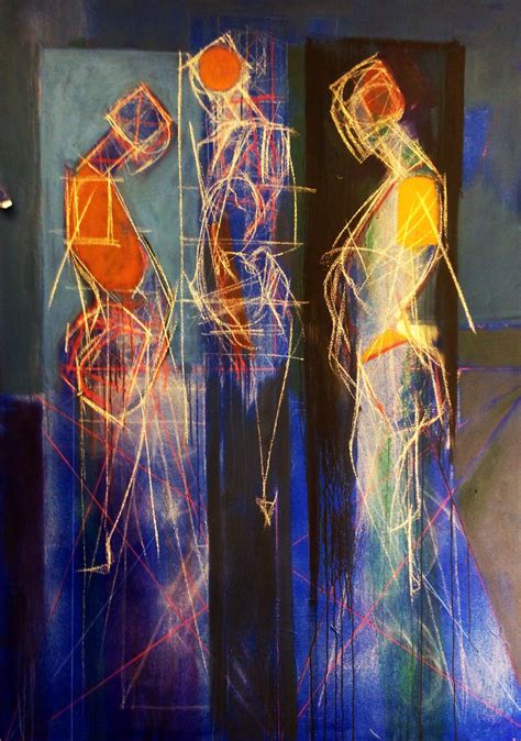 Abstract Figures By Michael Mentler Studied At The School Of The Art