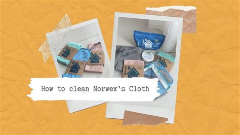 how to clean norwex s cloth youtube