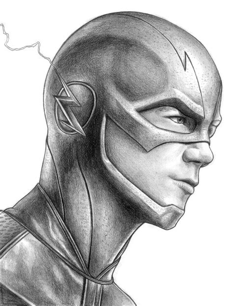 From there it angles down toward the flash's mouth, arcs across the nose and angles up to the other side of the. Sketch Sunday: The Flash Created by Iain Reed | Marvel drawings, Flash drawing, Superhero sketches