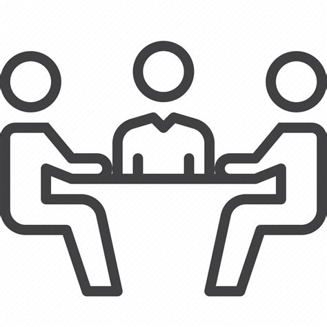 Business Conference Meeting Table Icon Download On Iconfinder