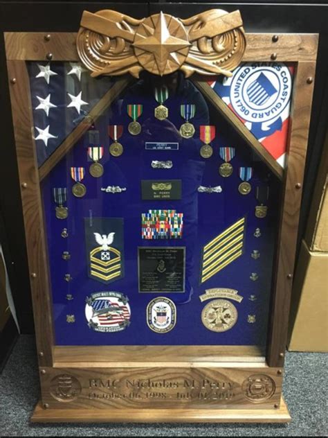 Uscg Walnut Shadowbox By Timcpwd ~ Woodworking