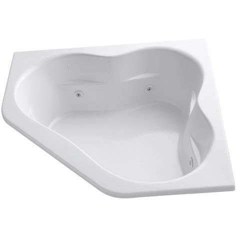 Related with whirlpool tub category. Kohler 5 Ft Oval Drop In Whirlpool Bathtub In White ...
