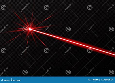 Creative Illustration Of Laser Security Beam On Transparent Background