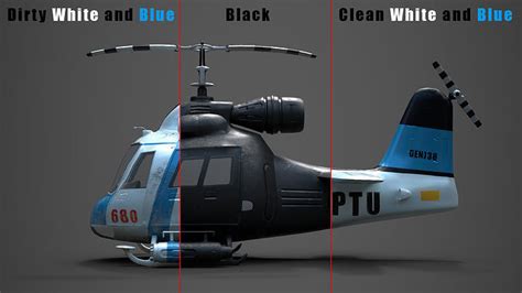 3d Model Low Poly Game Ready Cartoon Helicopter Vr Ar Low Poly