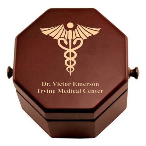 Your team can use these branded products both on the job and during those precious days off! Personalized Medical Desk Clock in a Box