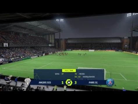 Angers 1 3 PSG First League Match 1 YouTube