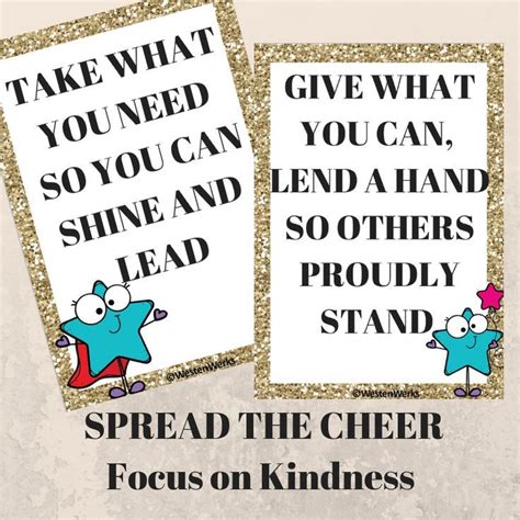 Classroom Decor Take What You Need Give What You Can Bulletin Board