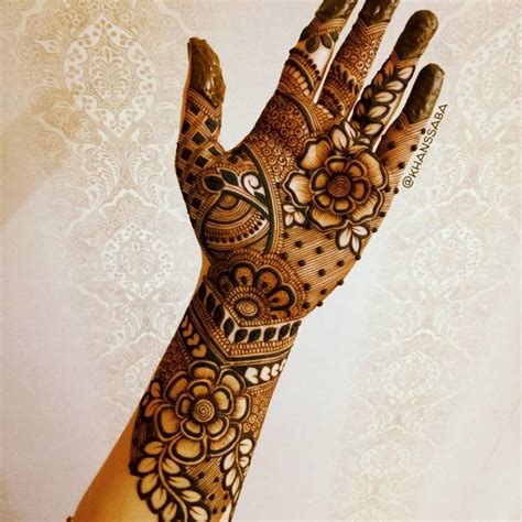 Eid Special Easy Floral Mehndi Designs For Hand K4 Fashion