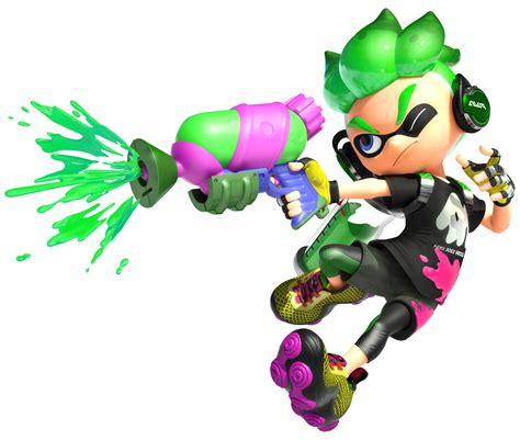 Image Green Inkling Splatoon 2png Splatoon Wiki Fandom Powered