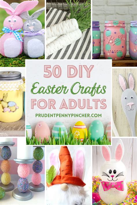 50 Diy Easter Crafts For Adults Prudent Penny Pincher