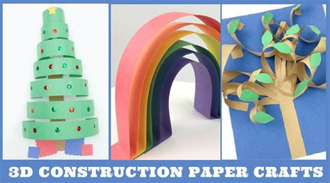 60 Easy 3d Paper Crafts For Kids To Make Twitchetts