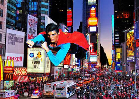 Superman Flies Through Metropolis By Stick Man 11 On Deviantart