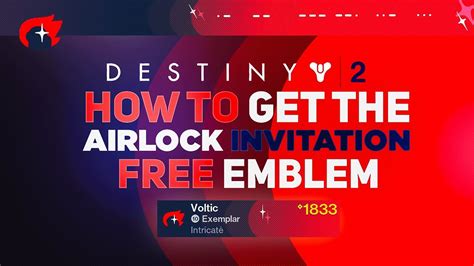 Airlock Invitation Emblem Free Among Us Emblem Destiny 2 Lightfall
