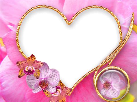 Flowers Love Frame Template My Hart Pinterest Frame Template