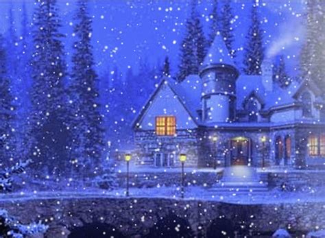 Snowing Animated Background Winter Snow Animated Gifs Nature