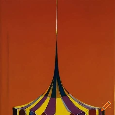 Colorful Painting Of A Circus Tent On Craiyon
