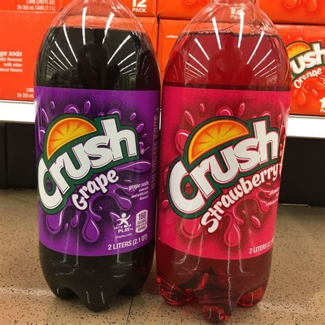 Grape Crush Strawberry Crush 2 Liter Bottles Grape Crush Grape Crush