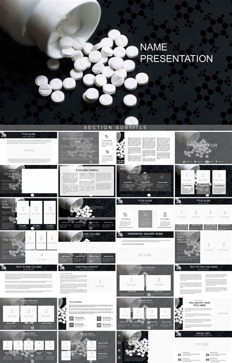 Pharmacy Medicinal Pills Powerpoint Template In 2021 Powerpoint