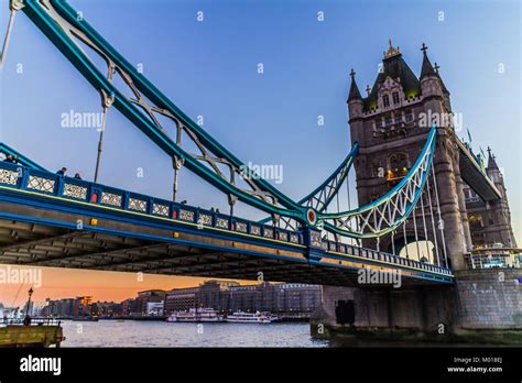 Tower Bridge River Thames London Stock Photo Alamy