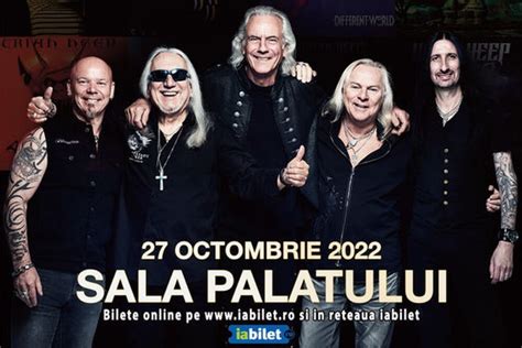 Uriah Heep Vine în România în 2022 Cu Un Concert Aniversar De 50 De Ani