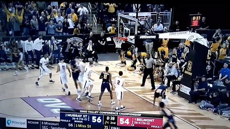 Murray State G Ja Morant With The Nasty One Hand Dunk Vs Belmont Youtube