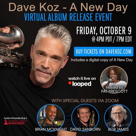 Dave Kozs Live Stream Concert Oct 09 2020 Bandsintown