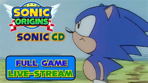 Sonic Originsnintendo Switch Sonic Cd Playthrough Full Game Live