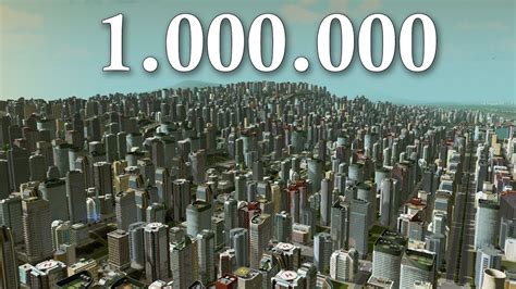 Cities Skylines 1 Million Population Limit Super Massive City
