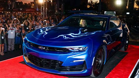 Chevy Unveils Electric Camaro Drag Racer Estimates 9 Second Quarter Mile