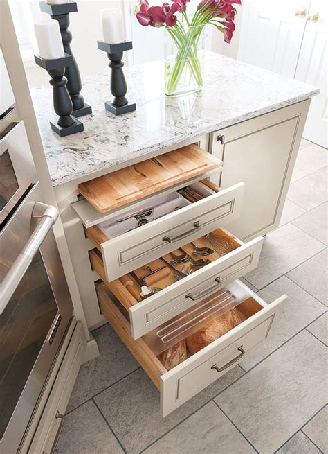 A replacement drawer box measuring 18 wide by 20 deep by 4 high costs less than $30 dollars from drawer connection. Organized Kitchen Cabinets | She Wears Many Hats