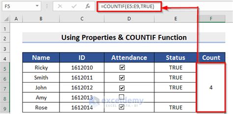 How To Count Checkboxes In Excel 3 Easy Methods Exceldemy