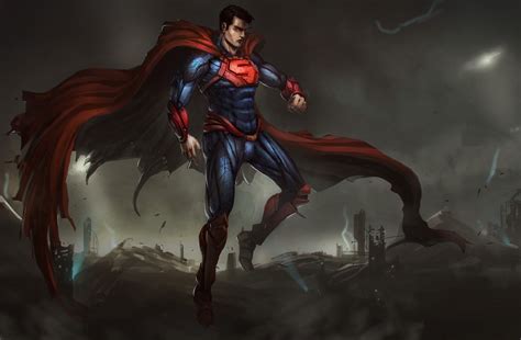 Kal El Superman Kryptonian Dc Comics Art Armor Clark Kent 1080p Man Of Steel Costume Hd