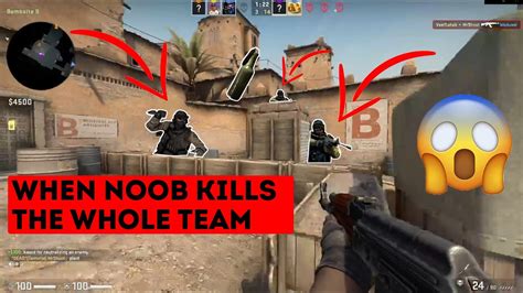 Csgo Highlight Noob Killed Whole Team Galti Se Hogya Csgo