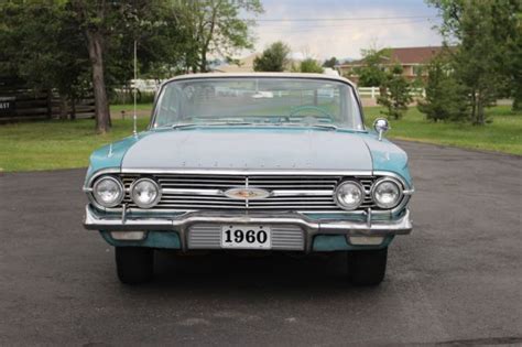1960 Chevrolet Impala Numbers Matching 348 Tasco Turquoise Very Solid 60 Chevy For Sale Photos