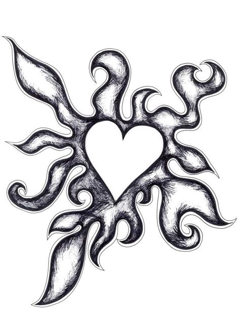 Pencil drawings of hearts love | heart shaped rose drawing. Mir_Heart12_w-01.jpg (630×837) | Easy love drawings, Cool ...