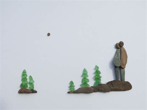 Pebble Art Couple in Maine by Maine Artist M. McGuinness! | Pebble art ...