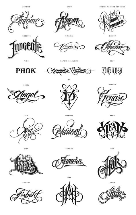 Letter Tattoo Fonts Isseopia