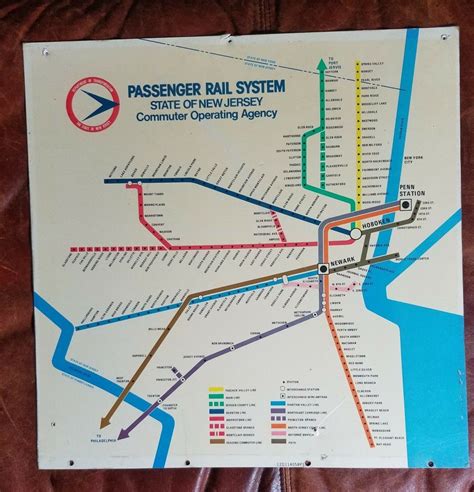 Transit Maps Submission Historical Map New Jersey Commuter Rail C