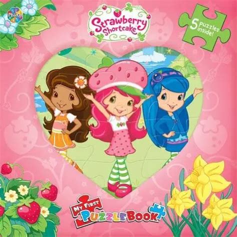 Strawberry Shortcake My First Puzzle Book Board Book Very Good 13