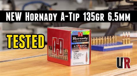 Tested New A Tip 135 Grain 65mm Bullets From Hornady Youtube