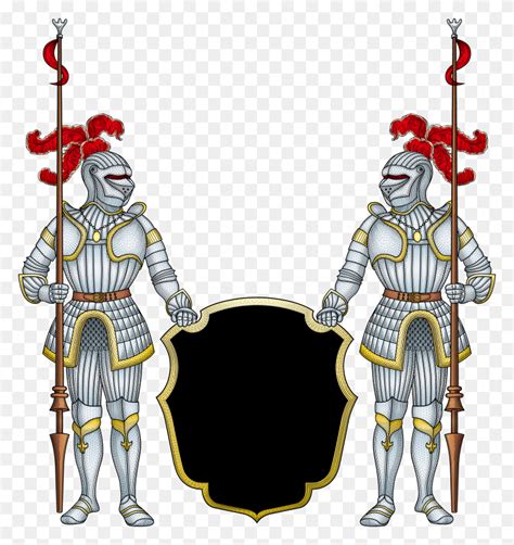 Standing Knight Medieval Armor Statue Vector Clip Art Knight Clipart