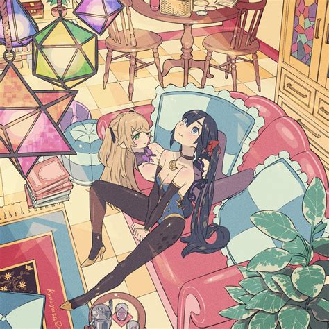 On The Couch Together Genshin Impact Wholesomeyuri