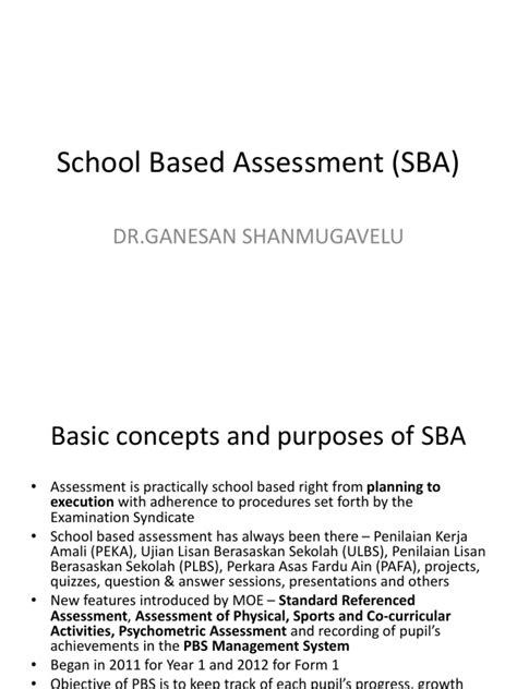 M13 14 10 School Based Assessment Sba Pdf Educational Assessment