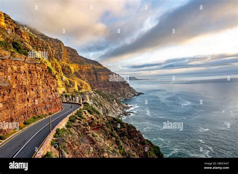 Chapmans Peak Drive Cape Town Stock Photo Alamy