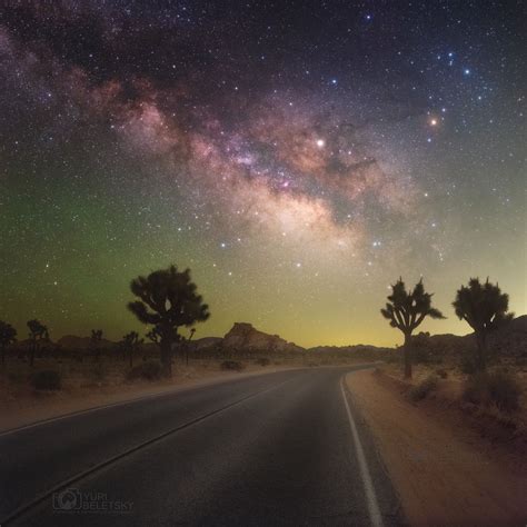 Road To The Galaxy I Obtained This Image In Joshua Tree National Park