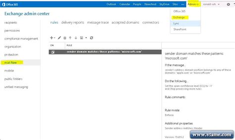 Outlook will usually deliver email from addresses that are in your contacts. How to whitelist domain to bypass spam filter in Microsoft ...